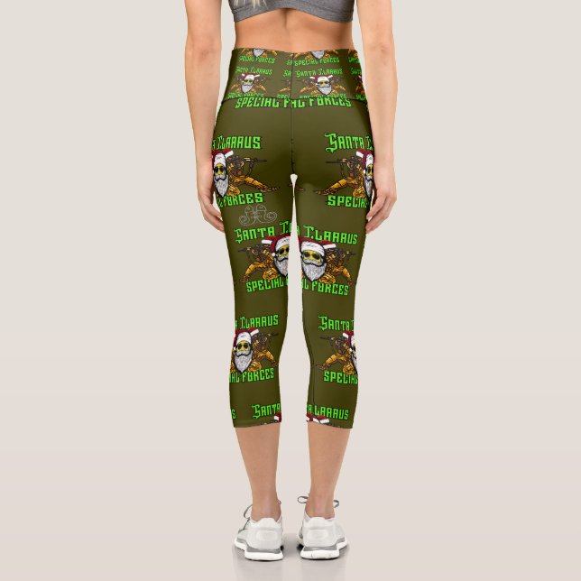 Leggings Capri Santa, fuerzas especiales, ejército (Reverso )