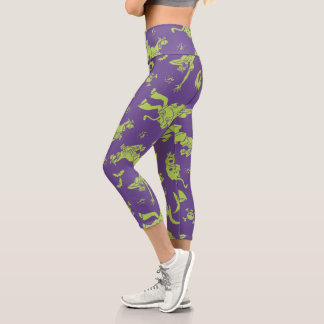 Leggings Capri Scooby-Doo | Temeroso y atormentado funcionamiento