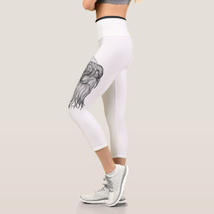 Leggings Capri Scythe man - The Death, Grim Reaper
