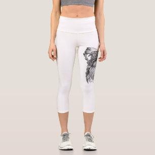 Leggings Capri Scythe man - The Death, Grim Reaper