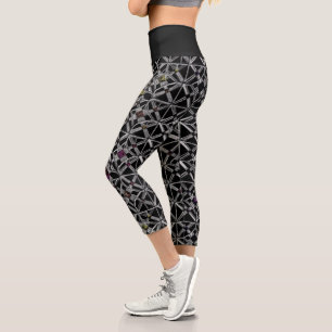 Leggings Capri Se unió a los Capris de alta derrota