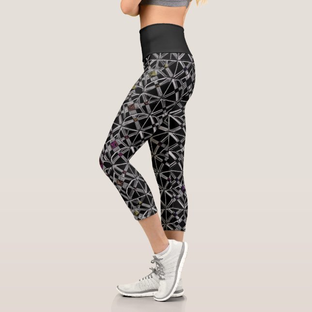 Leggings Capri Se unió a los Capris de alta derrota (Izquierda)