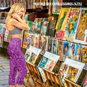 Leggings Capri Seda acuosa IV