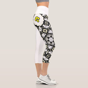 Leggings Capri Segundo arte caleidoscopio del volumen uno