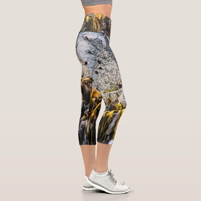 Leggings Capri Sello De Piel Joven En La Roca (Derecha)