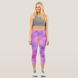 Leggings Capri Serie Galaxia Pintada Diseño 2