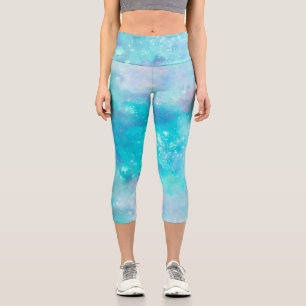 Leggings Capri Serie Galaxia Pintada Diseño 8