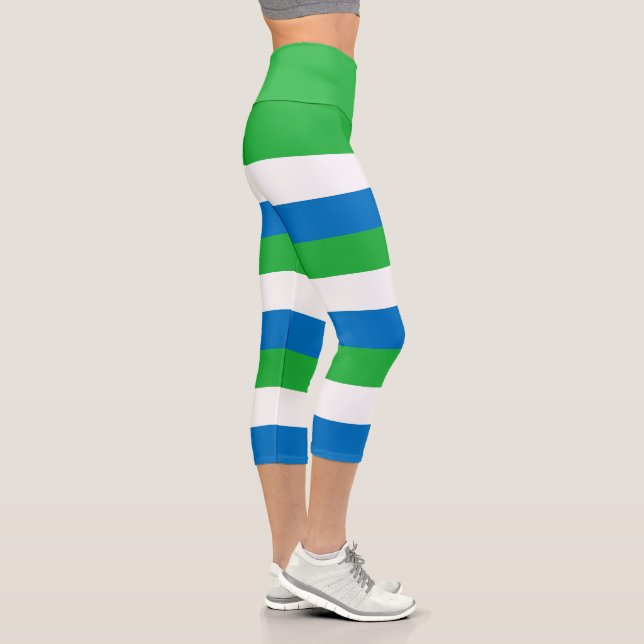 Leggings Capri Sierra Leone Flag (Derecha)