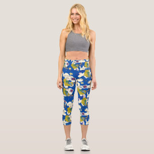 Leggings Capri Signo de estrella de capricornio Sea Goat zodiac s
