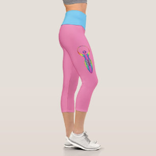 Leggings Capri Símbolo Espiritual - Diosa De La Tierra Gaya 3