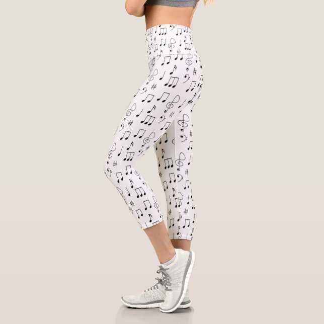 Leggings Capri Simplemente Notado Blanco (Izquierda)