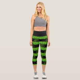 Leggings Capri SlipperyJoe's atención vegana feminista que llama