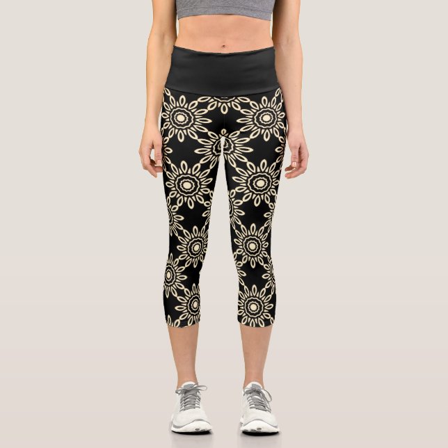Leggings Capri Sol Dorado Retro (Anverso)