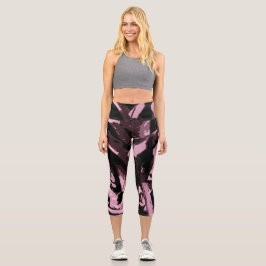Leggings Capri Solo algunos Rosas