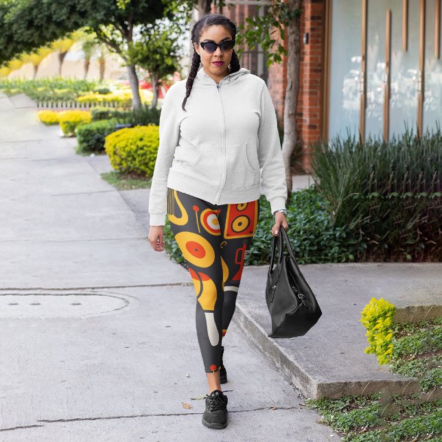 Leggings Capri Sonidos de instrumentos musicales Piernas Capri (Subido por el creador)