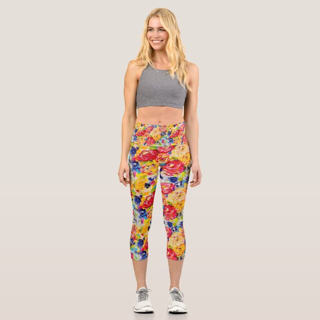 LEGGINGS CAPRI ¡SOY TODOS ROSAS CAPRI LEGGININS! (Anverso)