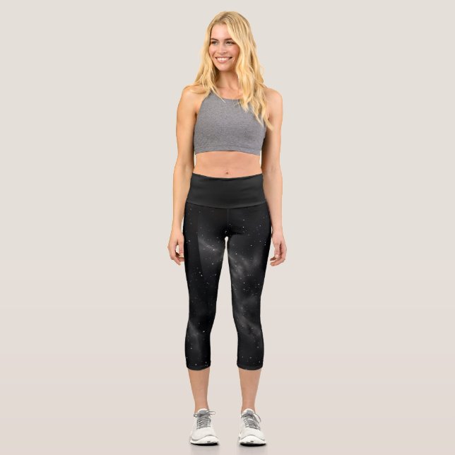 Leggings Capri Space Theme Yoga & Workout Pants (Anverso)