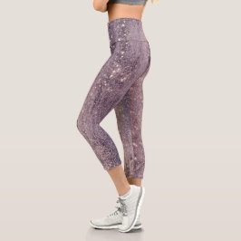 Leggings Capri Sparkling Fawn Pink