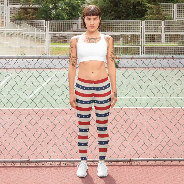 Leggings Capri Star Patriotic (Subido por el creador)