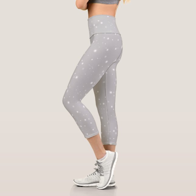 Leggings Capri Starlight gris plateado (Izquierda)
