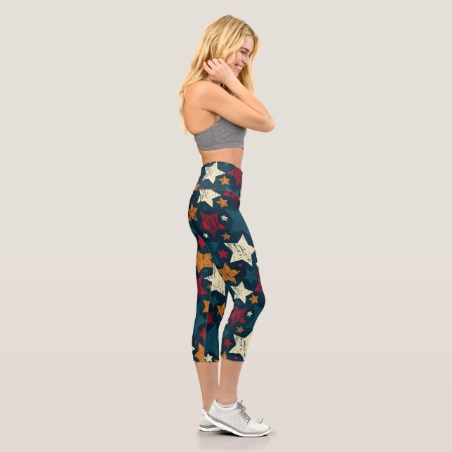 Leggings Capri Starry Night Chaos (Derecha)