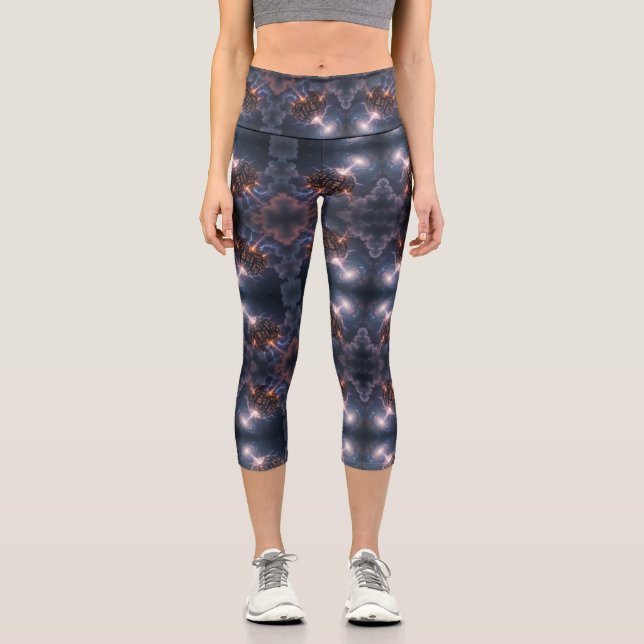Leggings Capri Stellar Path – Journey Through the Universe´4 (Anverso)