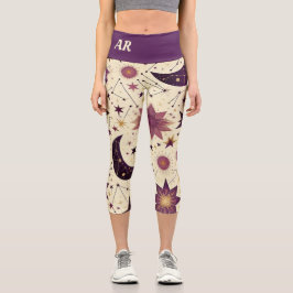 Leggings Capri Sueños celestes: Iniciales Personalizares
