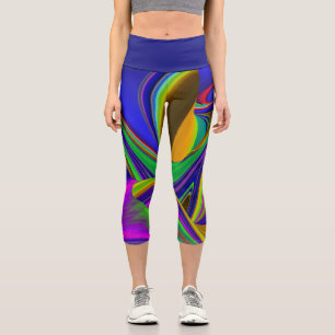Leggings Capri Summerrainbow , Resumen del Rainbowart 3D