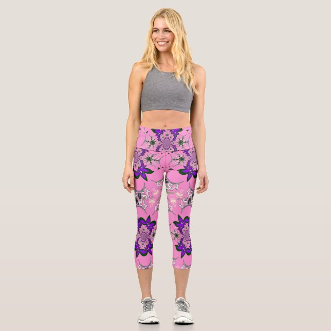 Leggings Capri Summertime Home Weekend Lounine Feminine (Anverso)