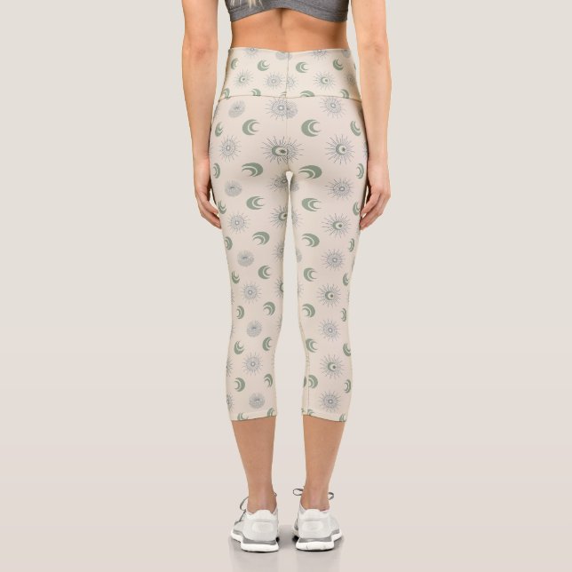Leggings Capri Sun and Moon in Harmony! (Reverso )