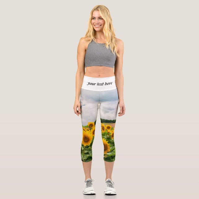Leggings Capri Sunflower (Anverso)