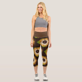 Leggings Capri Sunflower Capri