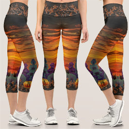 Leggings Capri Sunset Plaza Marina 2584
