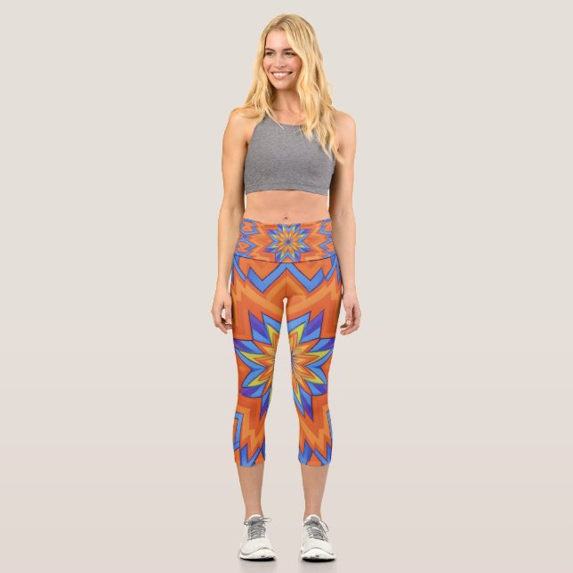 Leggings Capri Sur Crush del suroeste (Anverso)