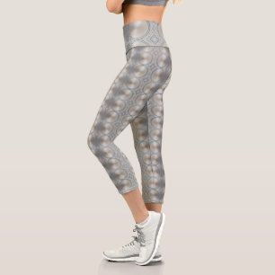 Leggings Capri surfista plateado