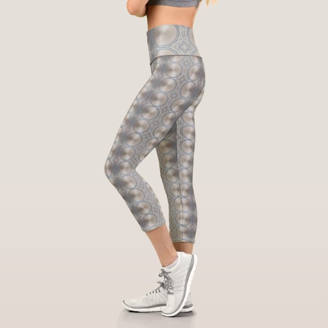 Leggings Capri surfista plateado (Izquierda)