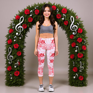 Leggings Capri Susurros Escarlatas