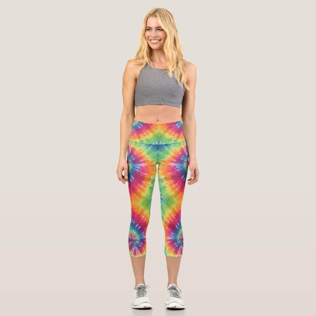 Leggings Capri Swirl Tie Dye (Anverso)