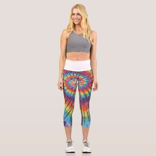 Leggings Capri Swirl Tie Dye (Anverso)