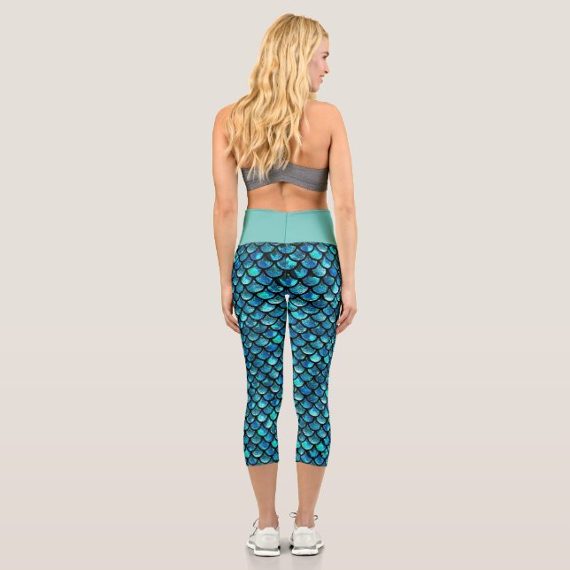Leggings Capri taille haute sirène (Reverso)