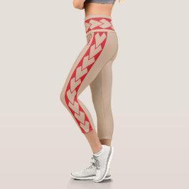Leggings Capri taille haute tribal Amazone