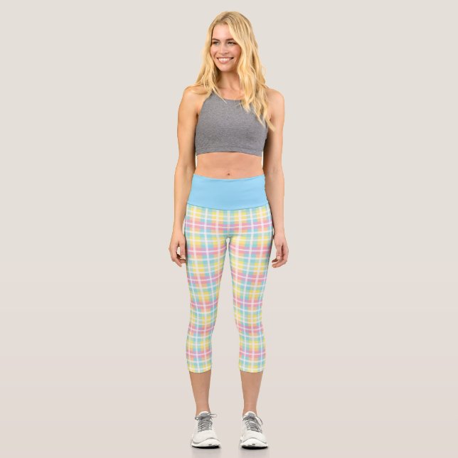 Leggings Capri Tapa de color Pastel (Anverso)