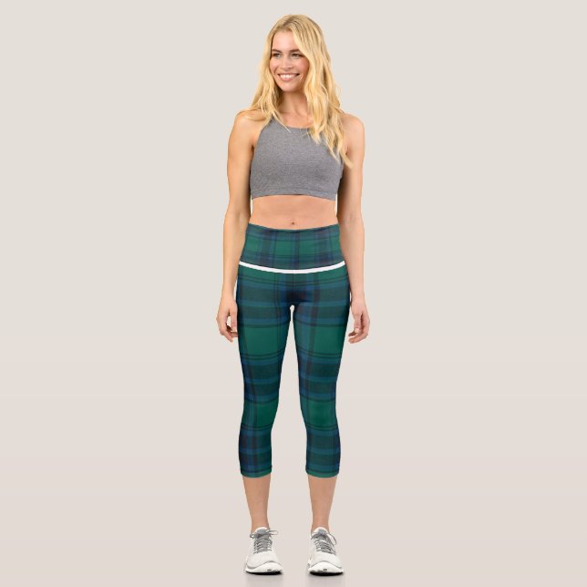 Leggings Capri Tartán High Waisted Capris (Anverso)
