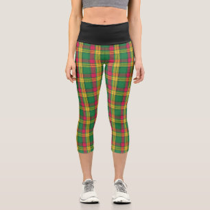 Leggings Capri Tartan Plaid Clásico del Clan MacMillan