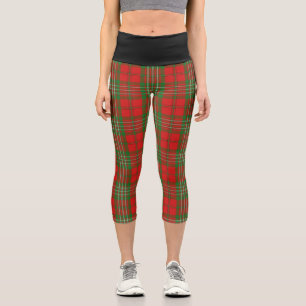 Leggings Capri Tartan Plaid Clásico del Clan Scott