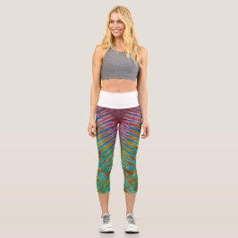 Leggings Capri Tejido a rayas