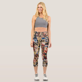 Leggings Capri Tejido loco de Amish