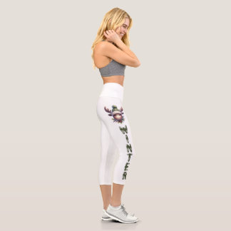 Leggings Capri Tema de Winter Moose