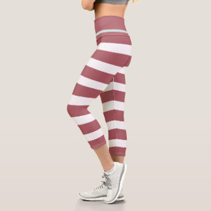 Leggings Capri Terra Rosa Striped Girly