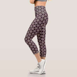 Leggings Capri Tessellated Quilt